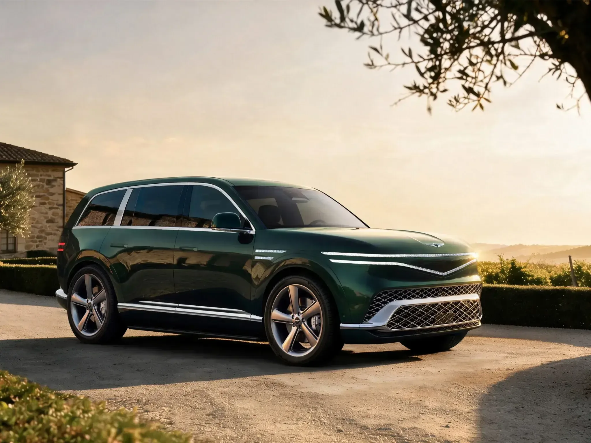 Genesis рассекретил кроссовер GV90 с дверями как у Rolls-Royce