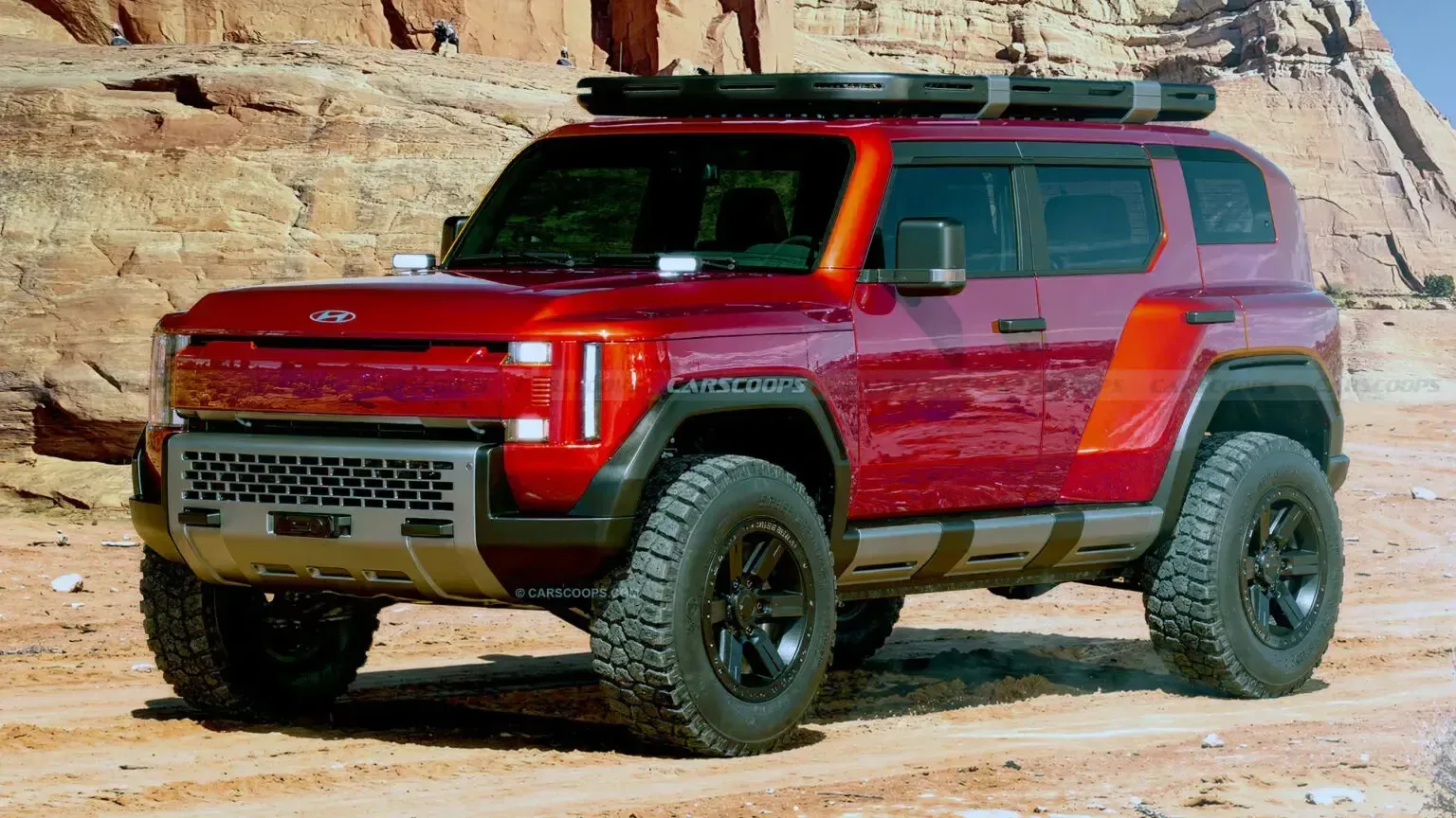 Конкурент Bronco и Wrangler: изображение серийного Hyundai Boulder появилось в Сети