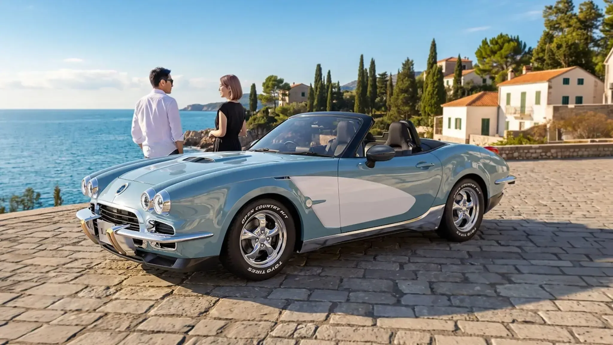 Mitsuoka переделала родстер Mazda MX-5 в винтажный Corvette из 1950-х годов