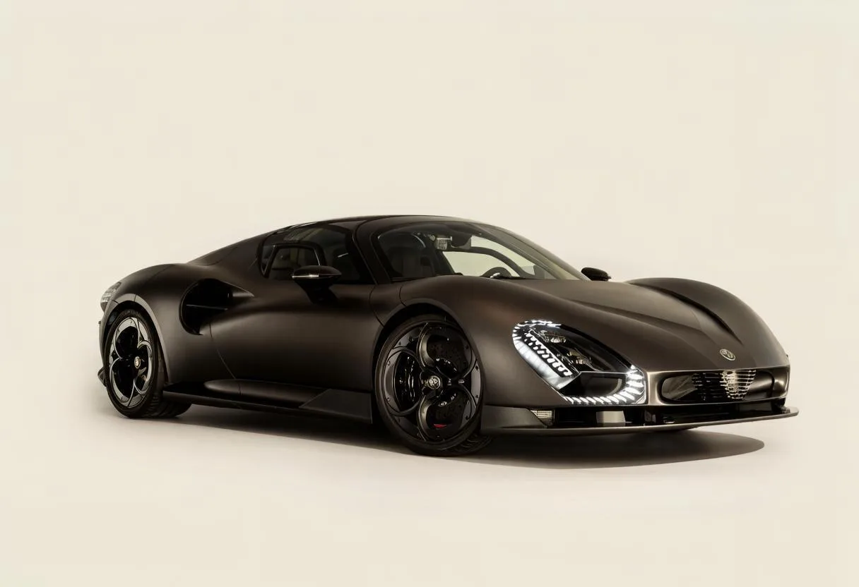 Alfa Romeo показала уникальный 33 Stradale Perla Nera, созданный под конкретного владельца